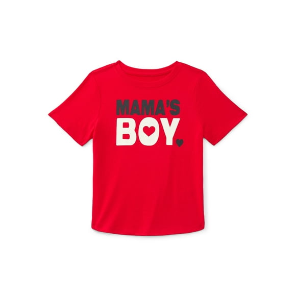Way To Celebrate Toddler Boy Valentine's Day Short Sleeve T-Shirt, Sizes 12M-5T