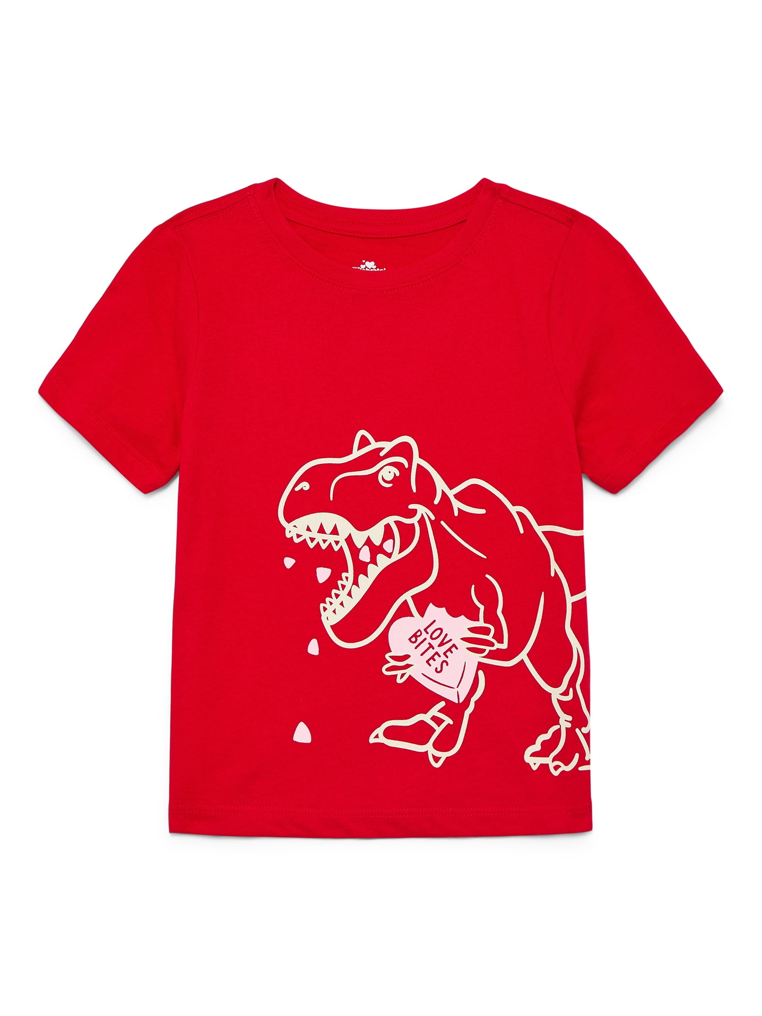 Way To Celebrate Toddler Boy Valentine's Day Short Sleeve T-Shirt, Sizes 12M-5T