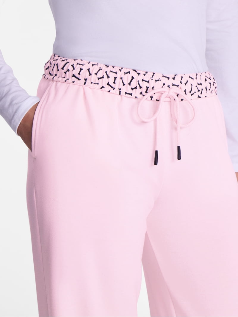 Women's Halloween Printed Foldover Waistband French Terry Lounge