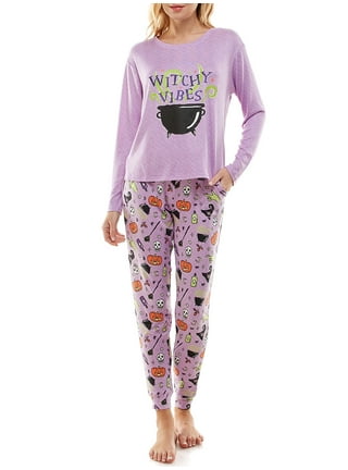 Womens Halloween Pajama Set