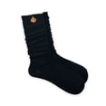thumbnail image 1 of Way To Celebrate! Women's Halloween Pumpkin Slouch Socks, 1-Pack, Size 4-10, 1 of 6
