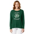 thumbnail image 1 of Way To Celebrate Women's St. Patrick's Day Long Sleeve Graphic T-Shirt, Sizes S-XXXL, 1 of 9