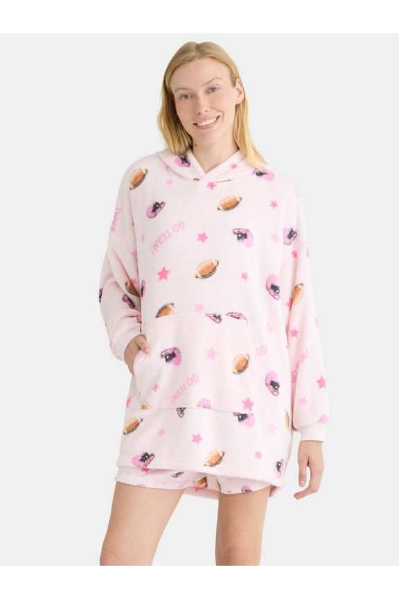 Halloween Women’s Hooded Lounger from Way To Celebrate, Sizes S-3X