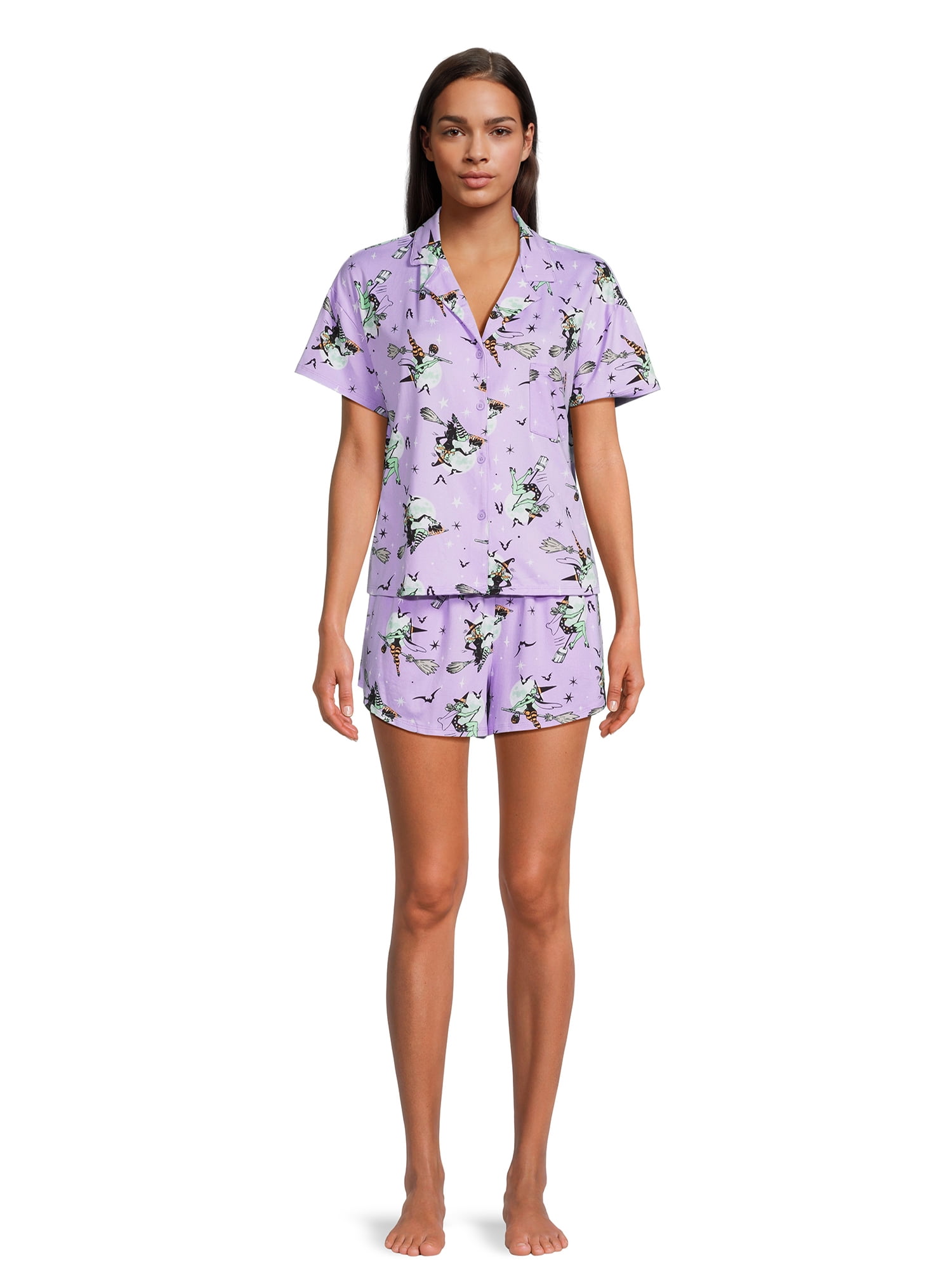 Womens shorty online pajama sets