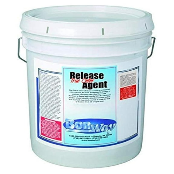 Way True Color Release Agent - Medium Gray - Concrete Texture Mat Release Powder - 5 Gallon - 800-1000 sq ft Coverage