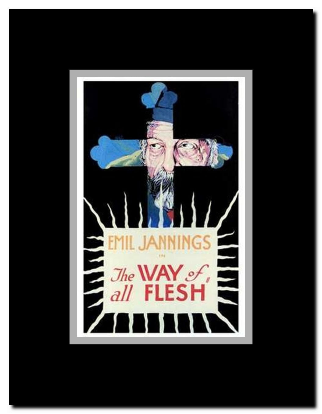 Way of All Flesh Framed Movie Poster