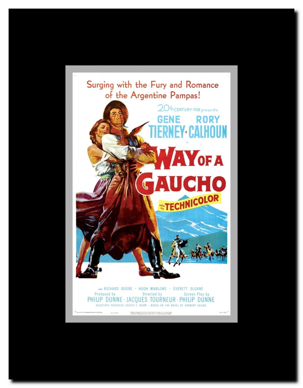 Way of a Gaucho Framed Movie Poster