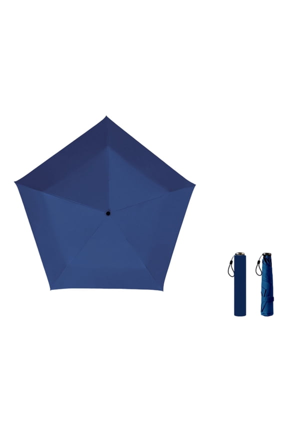 Way s Way 103g Ultra Light Folding Umbrella, UPF50+ Black Coated Pencil Umbrella for Student Commute Travel Outdoor Shopping Camping