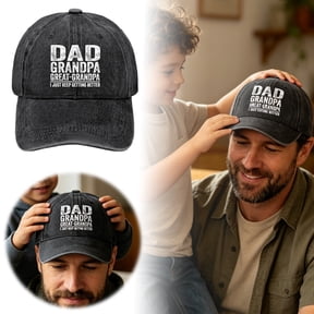 Way s Way Dad Grandpa Baseball Cap Customized For Her Exercise Daily Hat Outdoor Cowboy Style Father Day