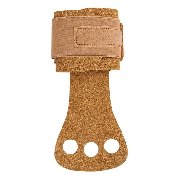 Way s Way Three Hole Gymnastics Hand Grips, Synthetic Fiber Wrist Support Grip Guard, Adjustable Non- Hand Protector for Weightlifting Pull Ups Workout
