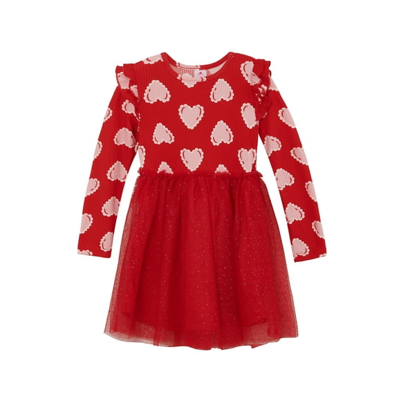 Way to Celebrate Toddler Girls Valentine's Day Tutu, Sizes 12M- 5T