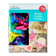 110 Count, Multicolor, Assorted Shapes, Plastic Cookie Cutter Set, by Way To Celebrate