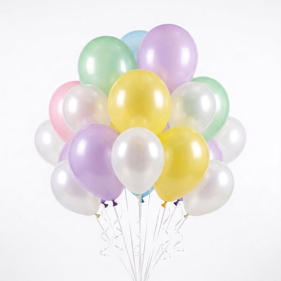 12" Pearl Mix Latex Balloons, 72 Pieces, by Way To Celebrate
