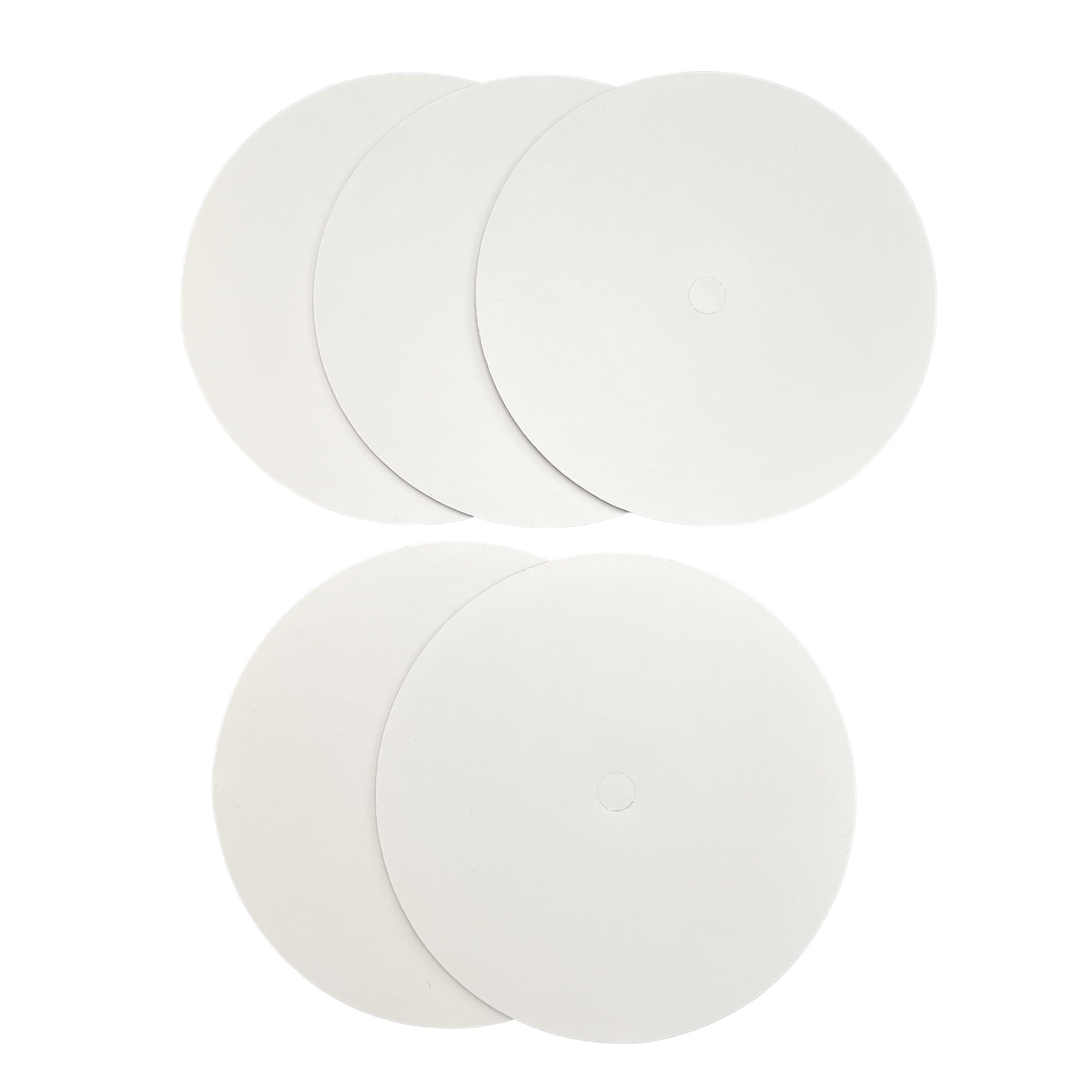 Way to Celebrate! 14 inch White Round Cake Boards, Paper Corrugate Board, 5-Counts