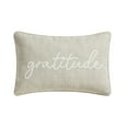 thumbnail image 1 of Way to Celebrate 14" x 22" Beige Embroidered Gratitude Oblong Decorative, 1 of 5