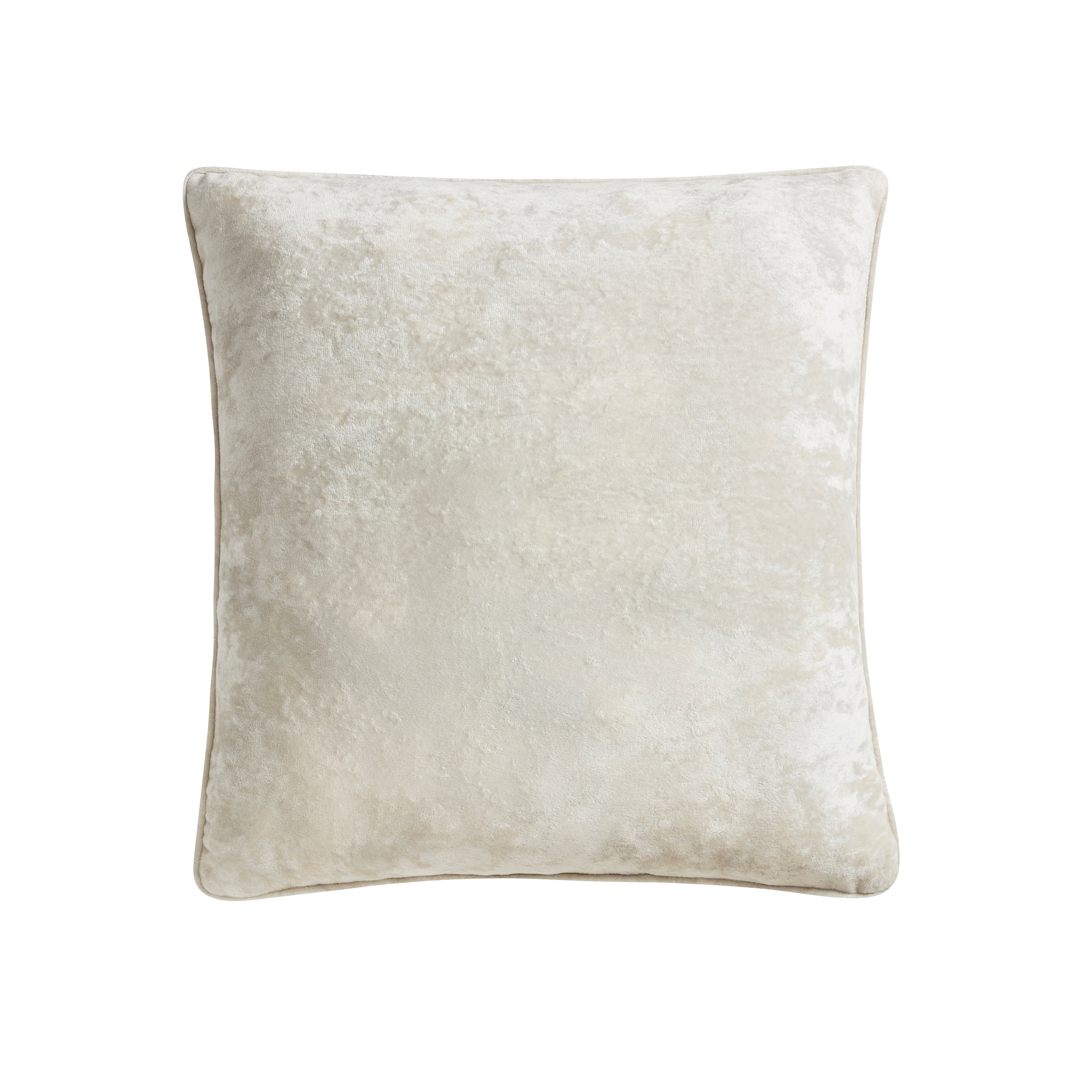 Way To Celebrate Decorative Pillow, Ivory Crushed Velvet, 20 in x 20 in