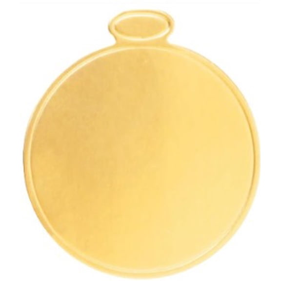 Way to Celebrate 24ct Gold Mini Cake Board Round, 3.5"