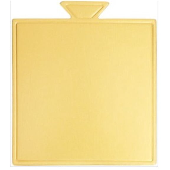 Way to Celebrate 24ct Gold Mini Cake Board Square, 3.5"