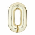 thumbnail image 1 of 34" Gold Number 0 Foil Balloon, by Way To Celebrate, 1 of 2