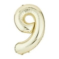 thumbnail image 1 of 34" Gold Number 9 Foil Balloon, by Way To Celebrate, 1 of 2