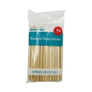 5" Bamboo Treat Sticks, 30 Count, by Way To Celebrate