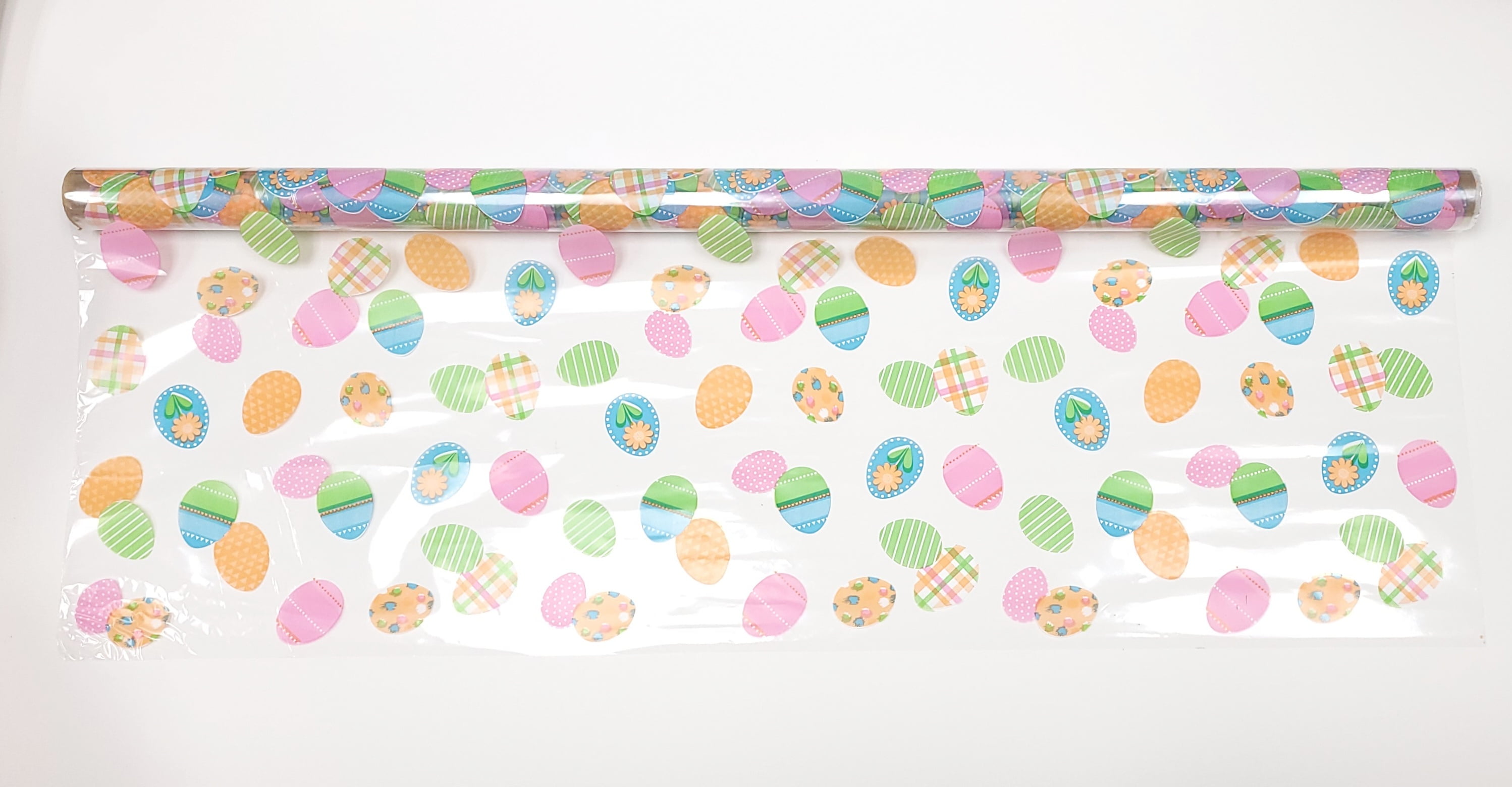 Way to Celebrate! 5ft X 30in Easter Cello Wrap, Easter Eggs
