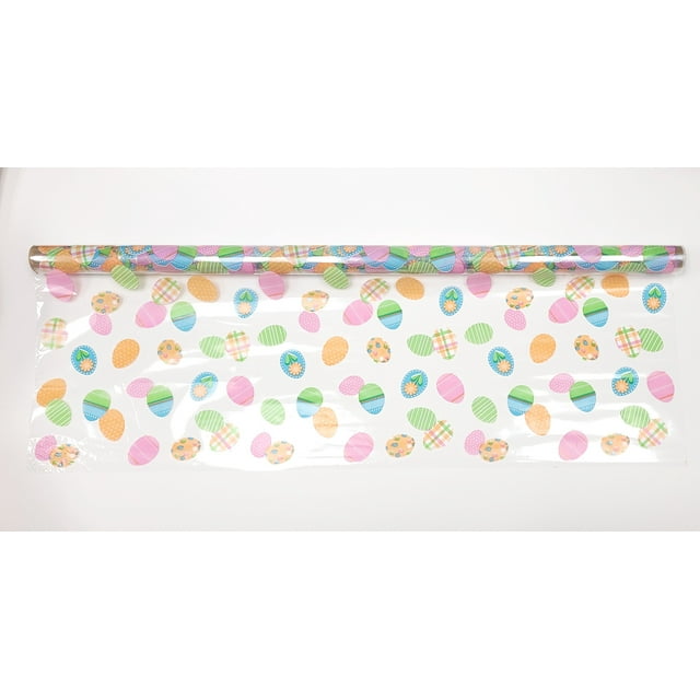 Way to Celebrate! 5ft X 30in Easter Cello Wrap, Easter Eggs
