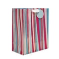 thumbnail image 1 of Multicolor Stripes Paper Gift Bag, 10" x 12", by Way To Celebrate, 1 of 5