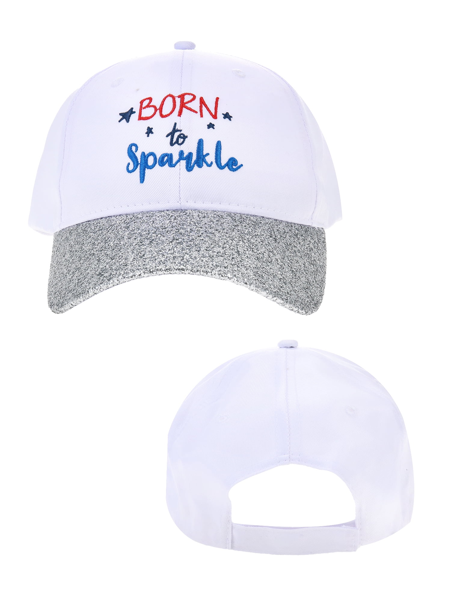 Way to Celebrate Americana "Born to Sparkle" Baseball Cap, Adult Size, 1 Piece
