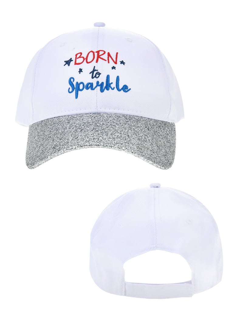 NWT Beautiful Handmade Silver Twinkle Crystal Logo Ball Cap il_1080xN.6729692708_9rn2.jpg main image 2
