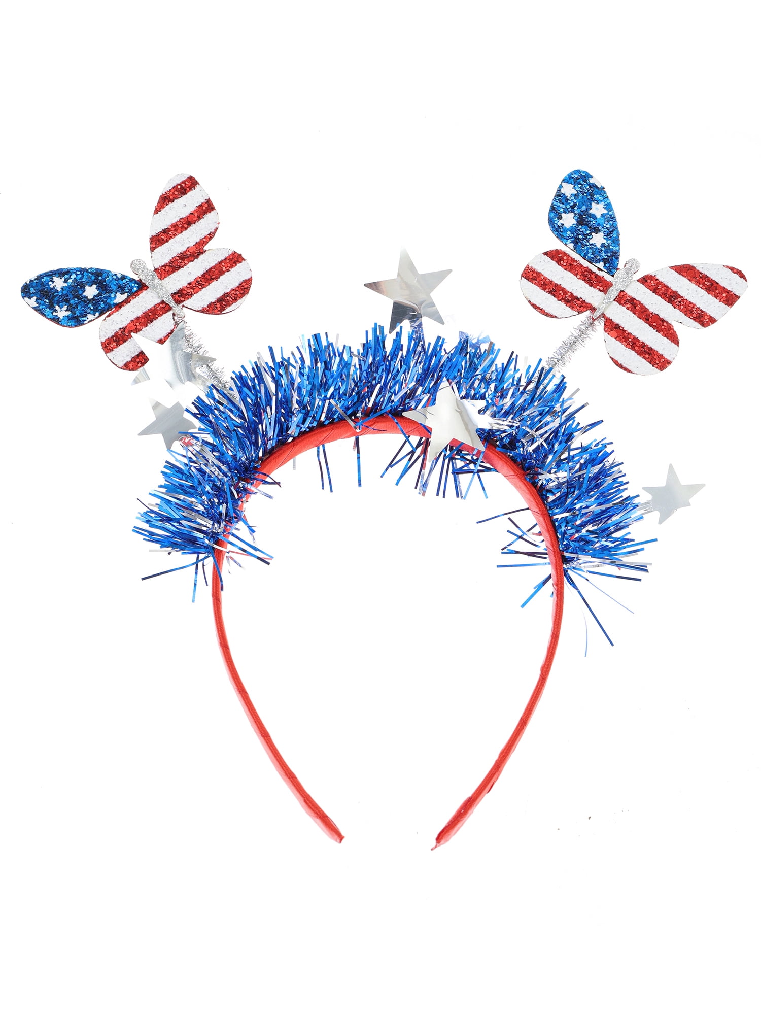 Way to Celebrate Americana Butterfly Tinsel Headband