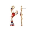 thumbnail image 1 of Way to Celebrate Americana Patriotic Lobster Earrings, 1 of 4