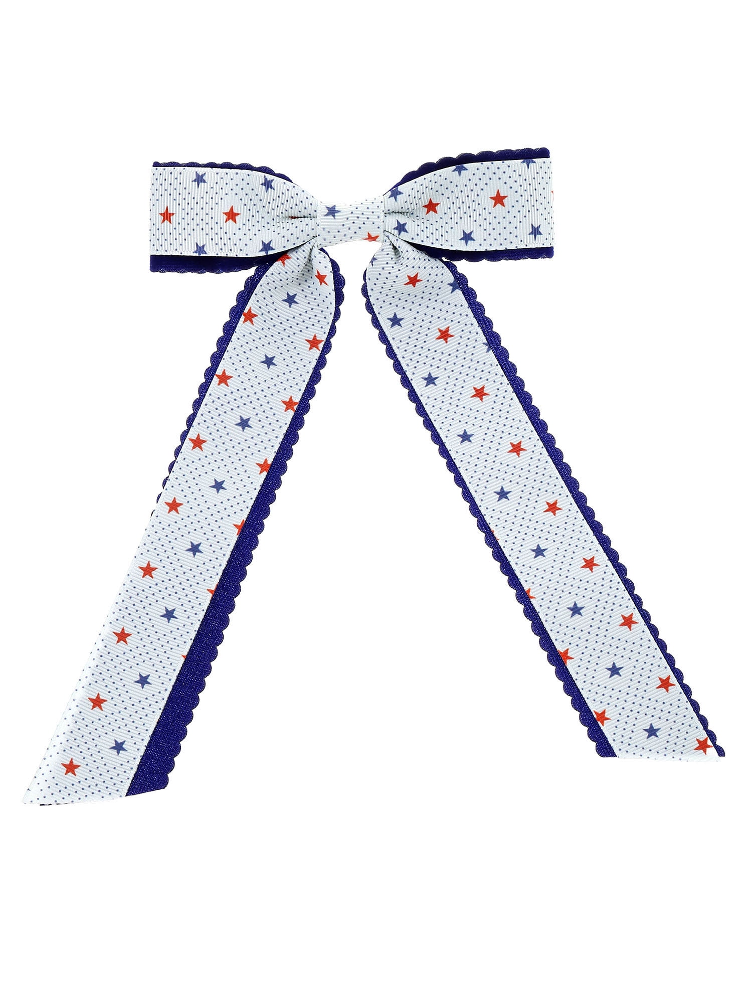 Way to Celebrate Americana Patriotic Ribbon Hair Bow