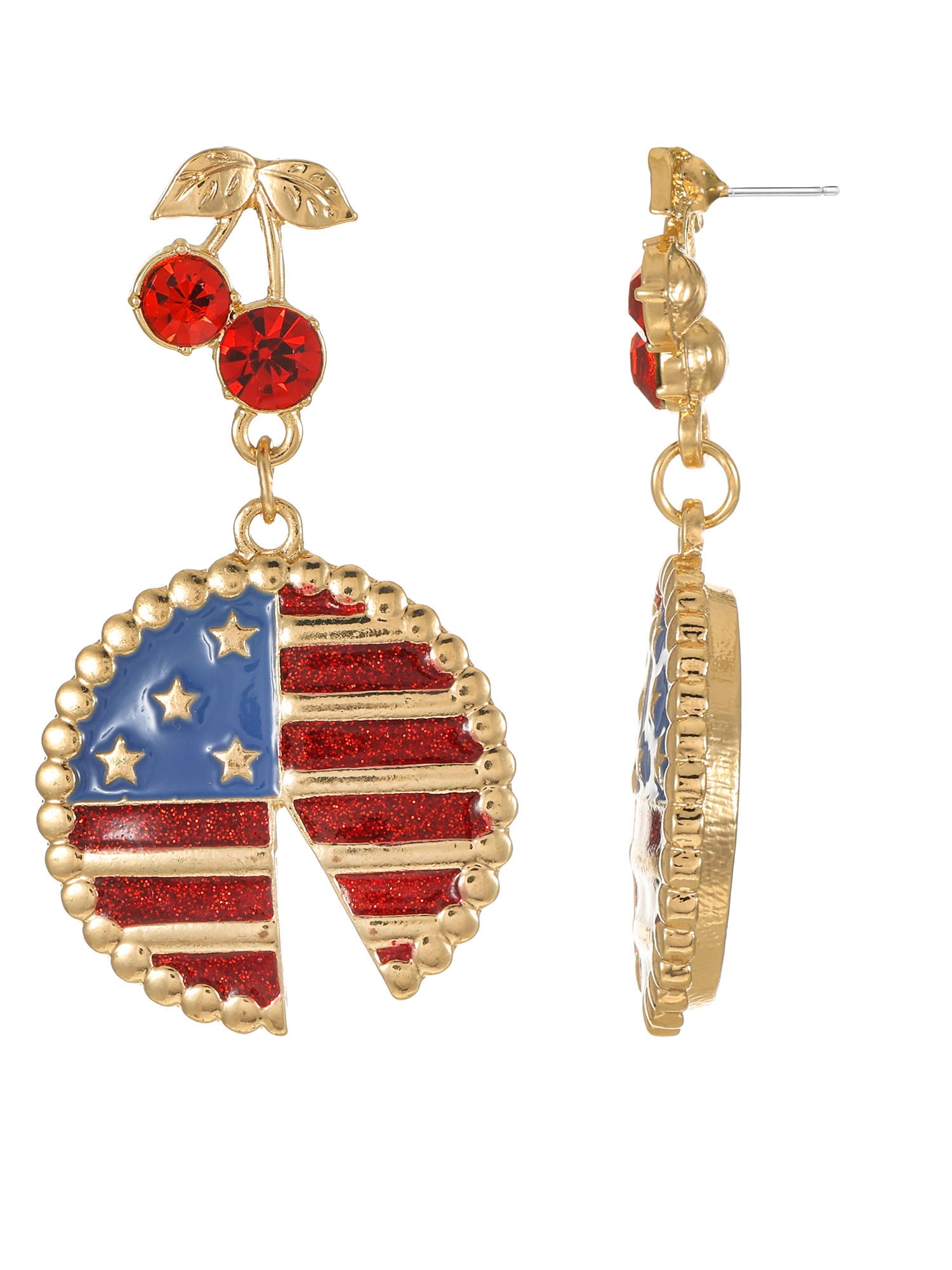 Way to Celebrate Americana Pie Earrings
