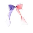 thumbnail image 1 of Way to Celebrate Americana Red White and Blue Sheer Hair Bow, 1 of 4