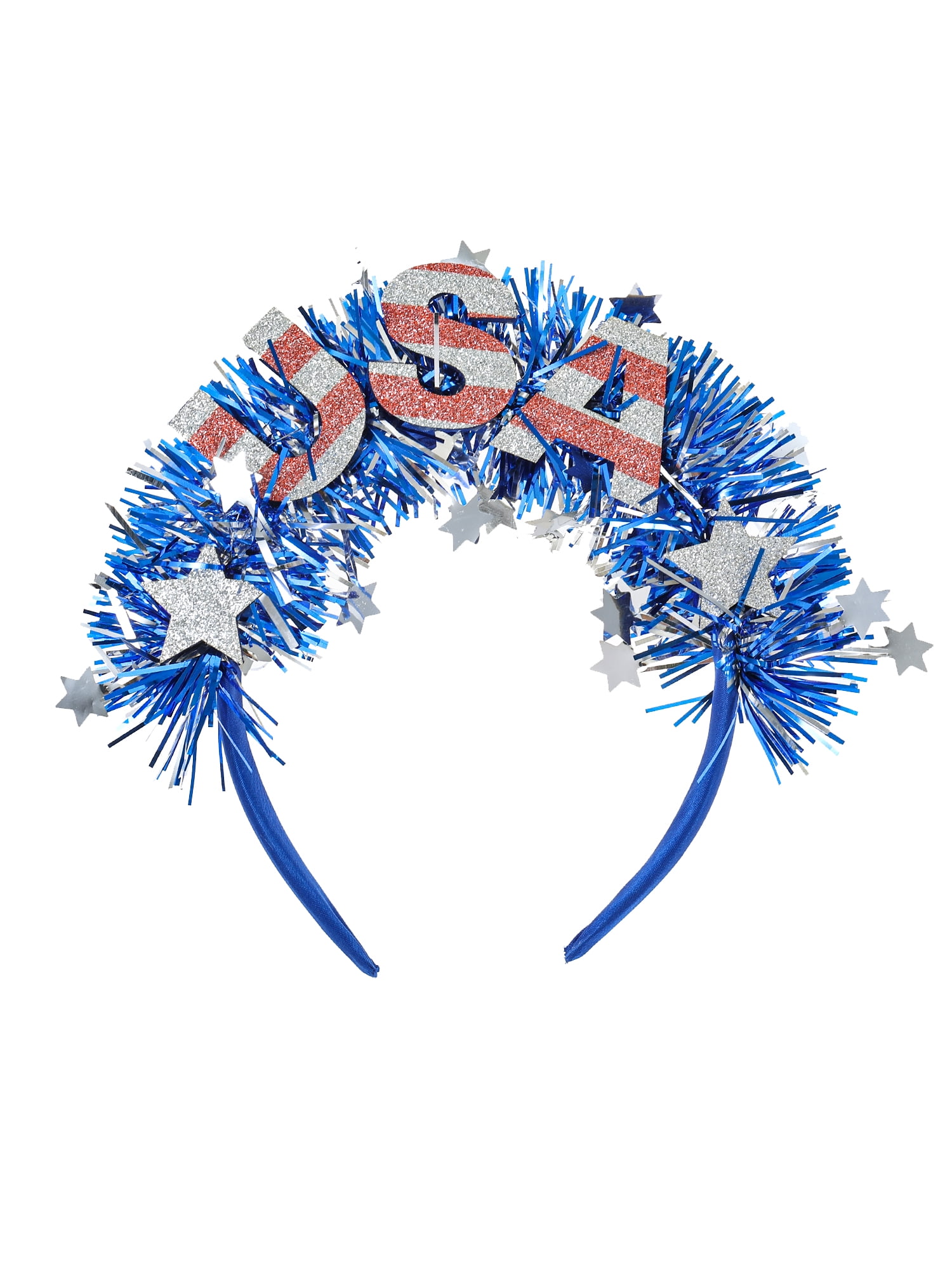 Way to Celebrate Americana "USA" Tinsel Headband, 1 Piece
