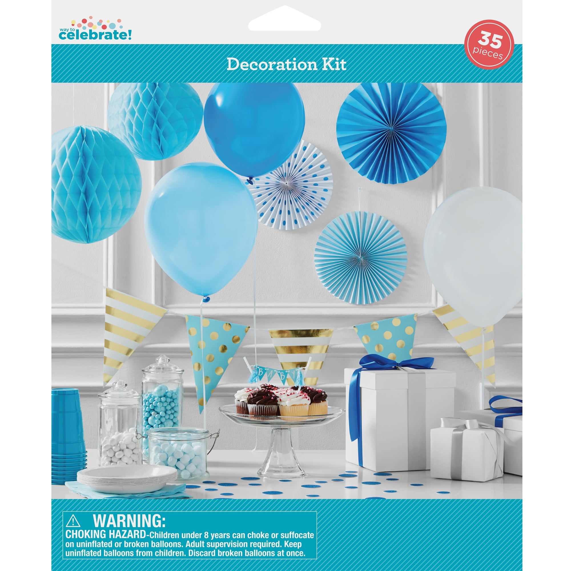  Hcomine Wayfun Baby Shower Decorations Box Kit - 4Pcs