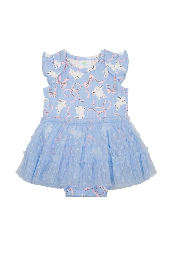 Baby Girls Easter Tulle Tutu Dress, Sizes 0-3M-6-9M