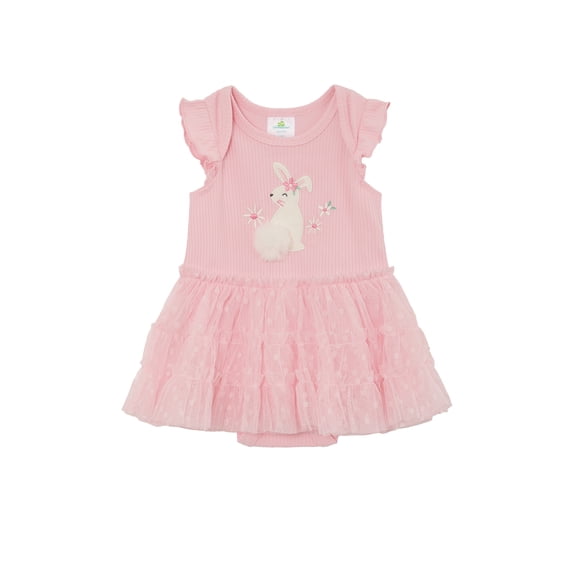 Way to Celebrate Baby Girls Easter Tulle Tutu Dress, Sizes 0-3M-6-9M