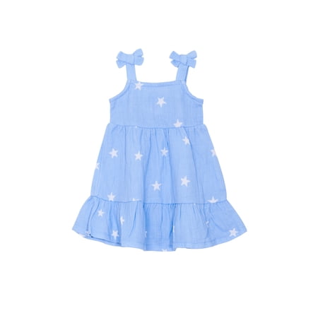 Way To Celebrate Baby and Toddler Girls Americana Dress, Sizes 0-3M-5T