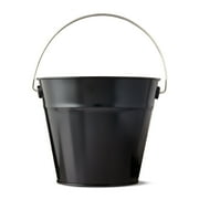 Black Tin Pail with Handle, 5, by Way To Celebrate, Party Favors