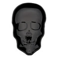 thumbnail image 1 of Way to Celebrate Black Skull-Shaped Glazed Ceramic Spoon Rest, 1 of 5