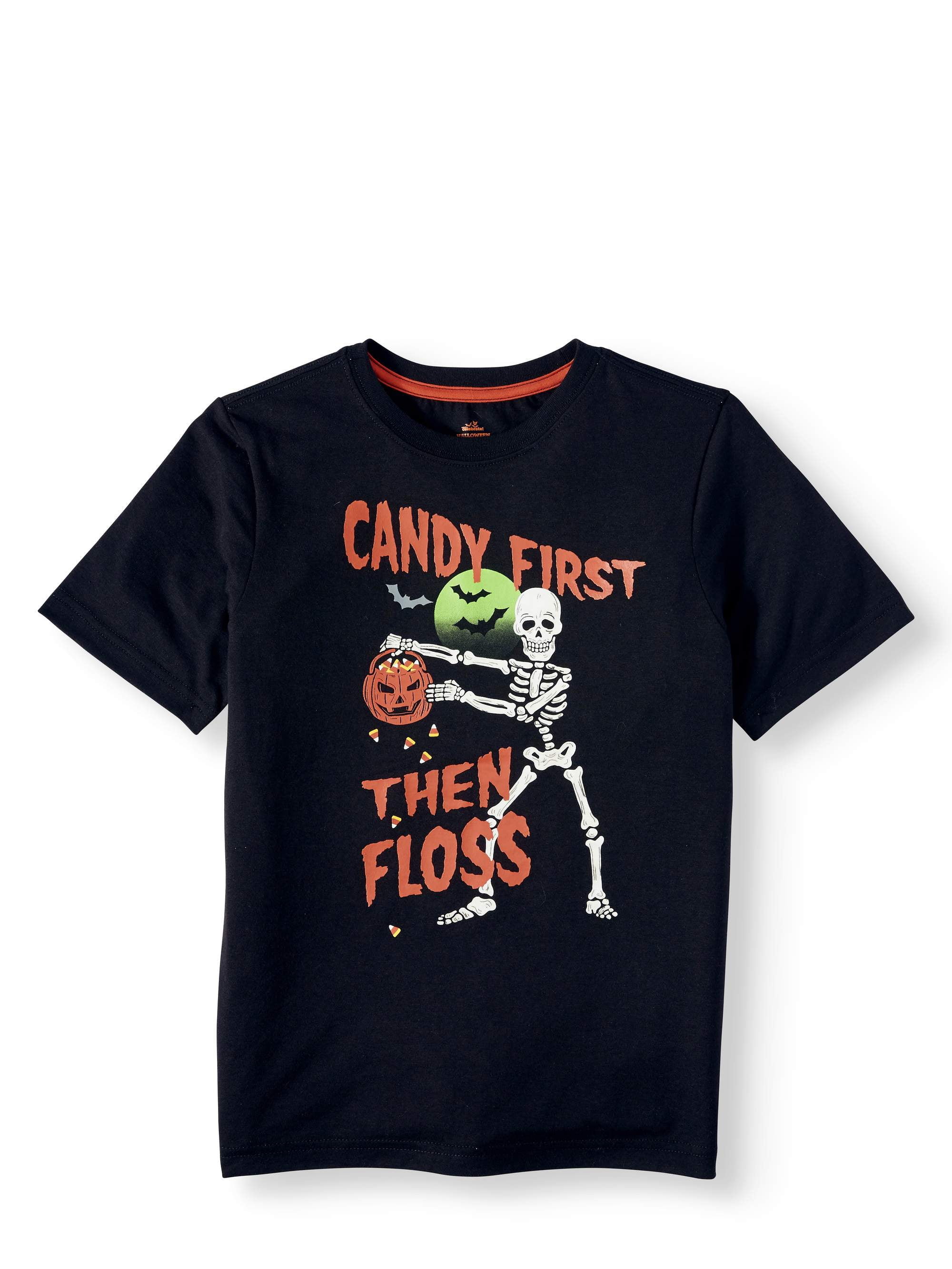 Way to Celebrate Boo Yah Short-Sleeve Halloween Graphic T-Shirt