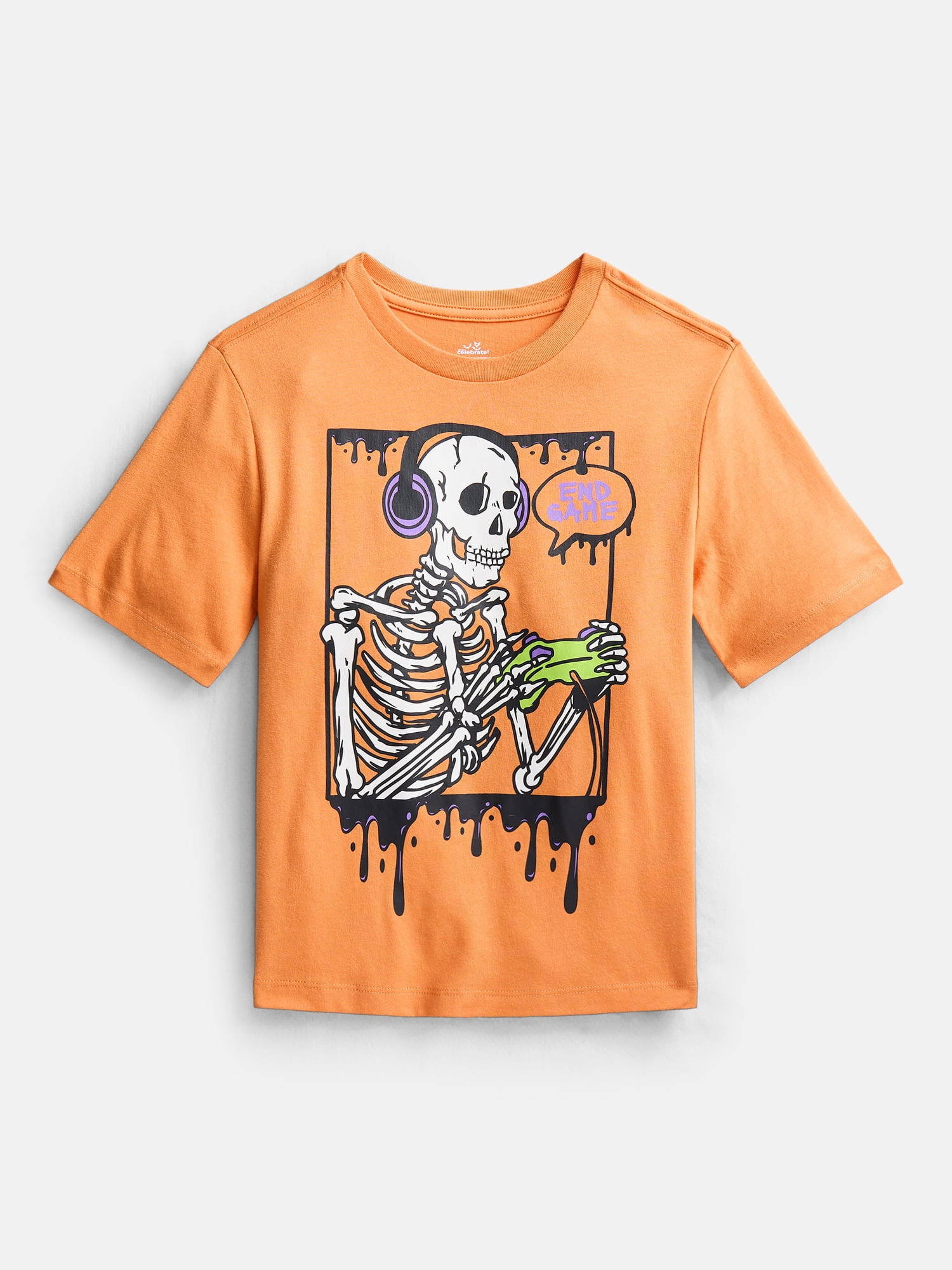 Halloween Boys Graphic Tee with Short Sleeves from Way to Celebrate, Sizes 4-18 & Husky