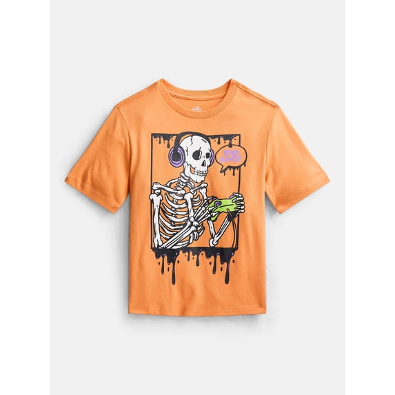Halloween Boys Graphic Tee with Short Sleeves from Way to Celebrate, Sizes 4-18 & Husky