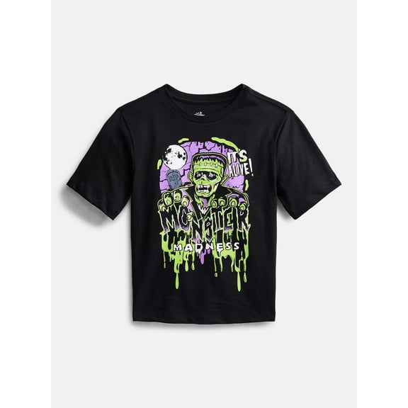 Halloween Boys Graphic Tee with Short Sleeves from Way to Celebrate, Sizes 4-18 & Husky