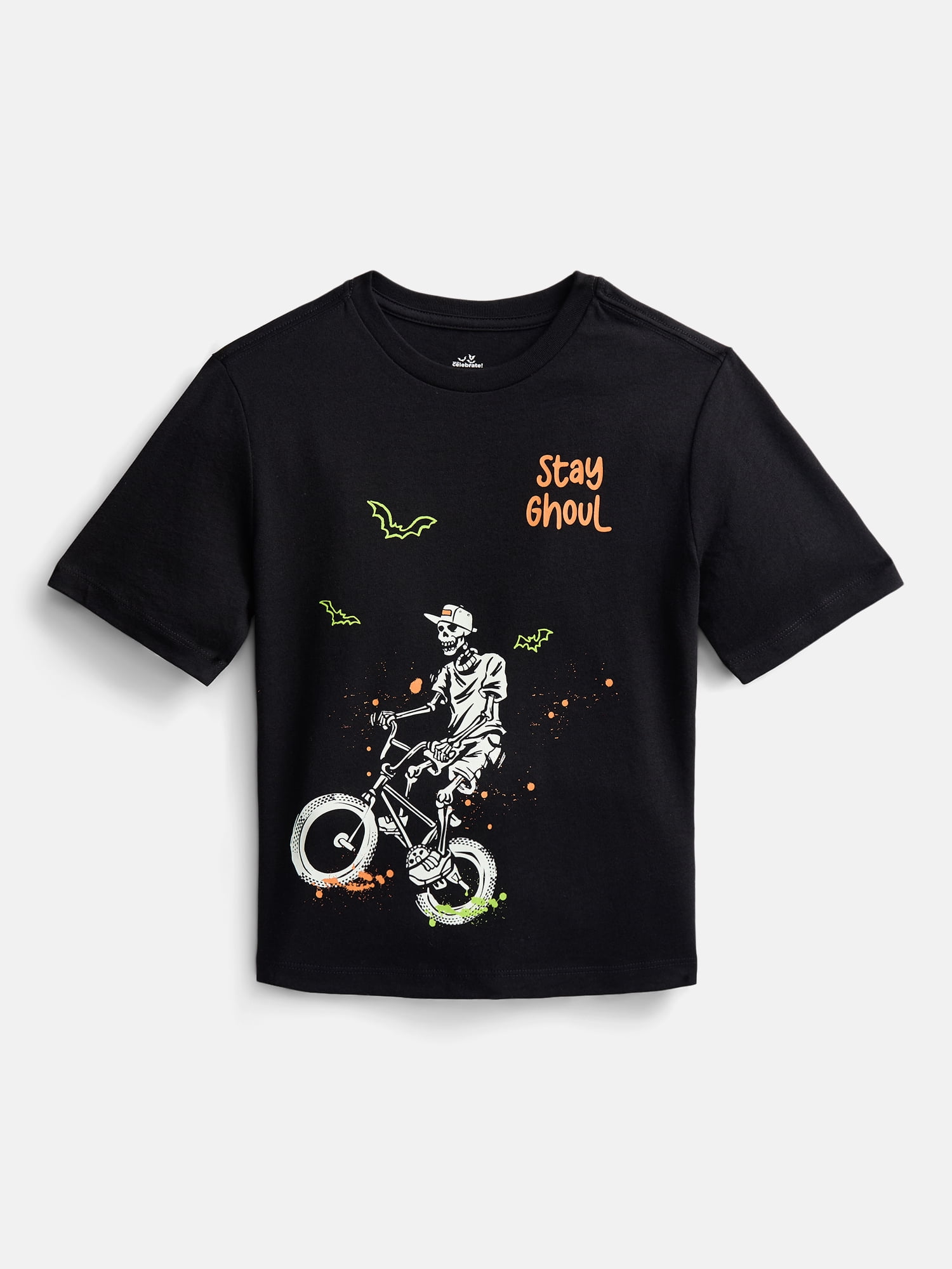 Halloween Boys Graphic Tee with Short Sleeves from Way to Celebrate, Sizes 4-18 & Husky