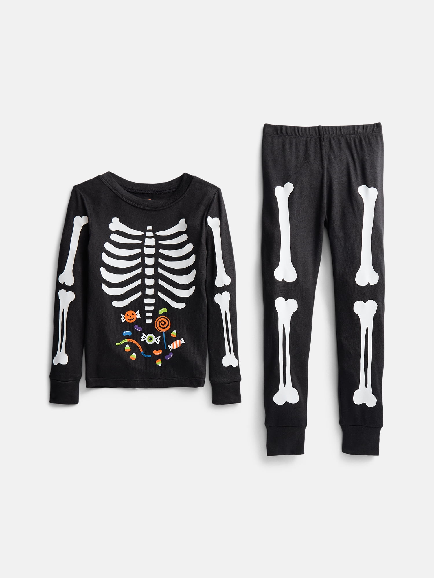 Halloween Boys' Tight Fit Long Sleeve Top and Pants Pajama Set from Way to Celebrate, 2-Piece, Sizes 4-10