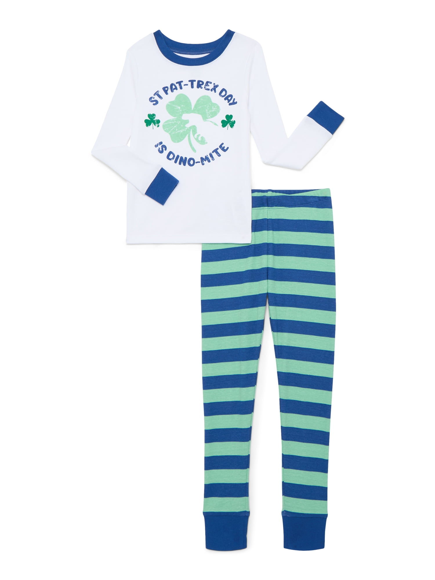 Way to Celebrate Boys Cotton SnugFit Top and Pants Snug Fit
