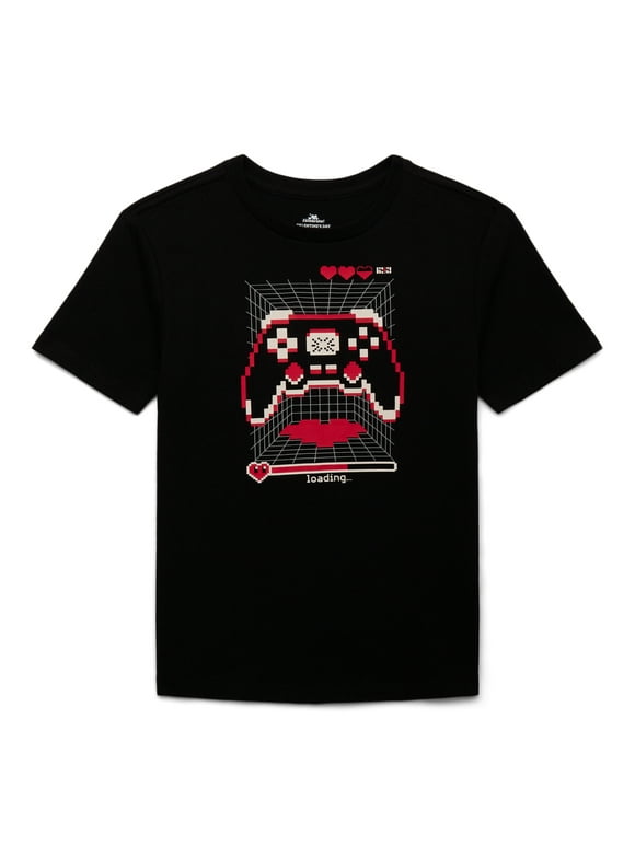 Way to Celebrate Boys Valentine's Day T-Shirt, Sizes 4-18 & Husky